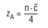 Z_A = (n-c)/4